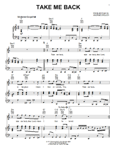 Take Me Back von Andraé Crouch (Download) 