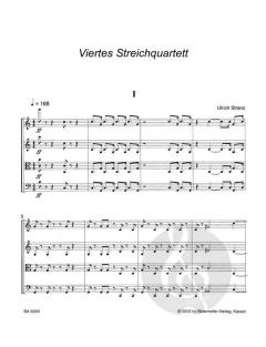 Viertes Streichquartett von Ulrich Stranz (Download) 