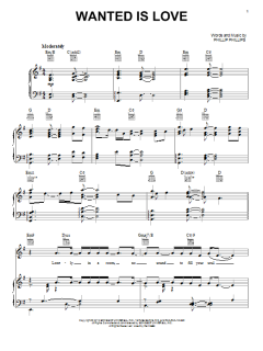 Wanted Is Love von Phillip Phillips (Download) 