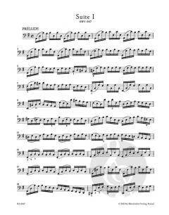 Suite 1 BWV 1007 von Johann Sebastian Bach 