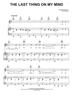 The Last Thing On My Mind von Tom Paxton (Download) 