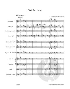 Ouvertüre zu 'Così fan tutte' KV 588 von Wolfgang Amadeus Mozart (Download) 