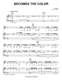 Becomes The Color von Emily Wells (Download) 