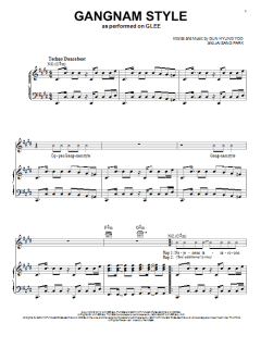 Gangnam Style von Glee Cast (Download) 