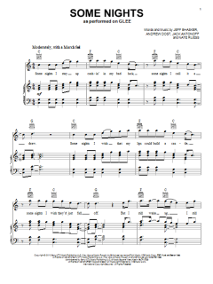 Some Nights von Glee Cast (Download) 