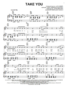 Take You von Justin Bieber (Download) 