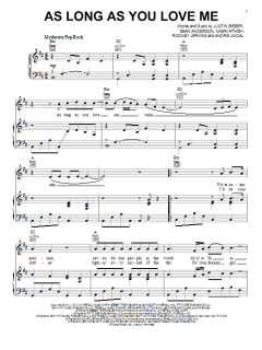 As Long As You Love Me von Justin Bieber (Download) 