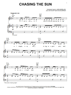 Chasing The Sun von Sara Bareilles (Download) 