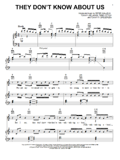 They Don't Know About Us von One Direction (Download) 