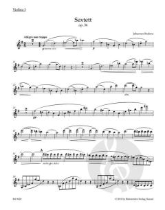Sextett G-Dur op. 36 von Johannes Brahms 