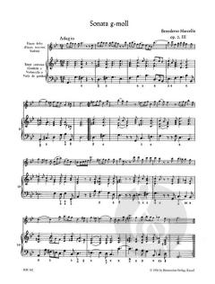 6 Sonaten Heft 2 von Benedetto Marcello (Download) 