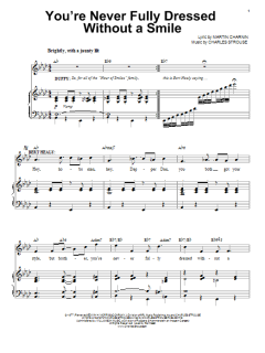 You're Never Fully Dressed Without A Smile von Charles Strouse (Download) 