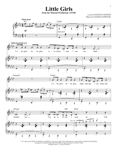 Little Girls von Charles Strouse (Download) 