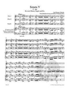 6 Sonaten Heft 5 (Sonate V) ZWV 181/5 von Jan Dismas Zelenka (Download) 