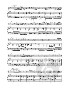 Sonate D-Dur von Johann Joachim Quantz für Flöte (Oboe, Violine) und Basso continuo aus 'Fürstenbergiana' im Alle Noten Shop kaufen