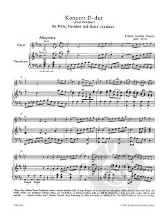 Konzert pour Potsdam D-Dur von Johann Joachim Quantz (Download) 