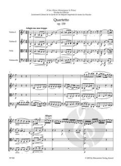 Streichquartett B-Dur op. 130 von Ludwig van Beethoven im Alle Noten Shop kaufen