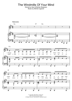 The Windmills Of Your Mind von Michel Legrand (Download) 