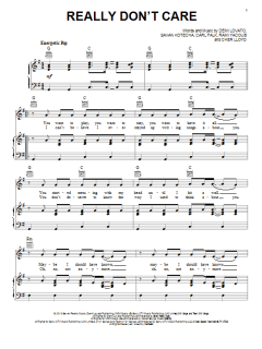 Really Don't Care von Demi Lovato (Download) 