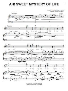 Ah! Sweet Mystery Of Life von Victor Herbert (Download) 
