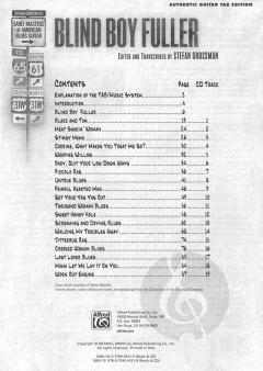 Masters Of Country Blues Guitar von Blind Boy Fuller 