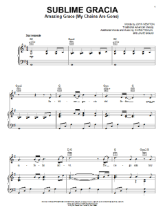 Amazing Grace (My Chains Are Gone) von Chris Tomlin (Download) 