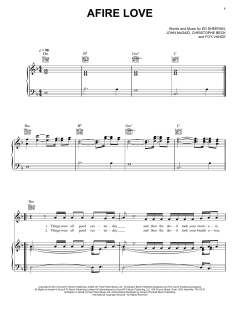 Afire Love von Ed Sheeran (Download) 