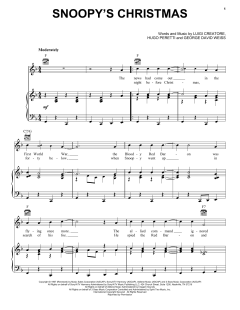 Snoopy's Christmas von Hugo Peretti (Download) 