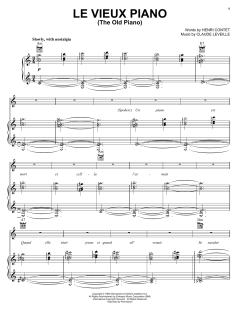 Le Vieux Piano (The Old Piano) von Édith Piaf (Download) 