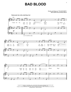 Bad Blood von Taylor Swift (Download) 