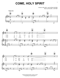 Come, Holy Spirit von Bill Gaither (Download) 