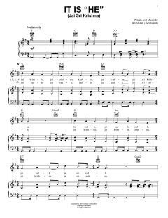 It Is "He" (Jai Sri Krishna) von George Harrison (Download) 