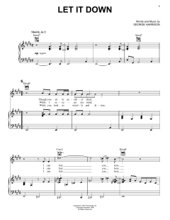 Let It Down von George Harrison (Download) 