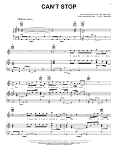 Can't Stop von OneRepublic (Download) 