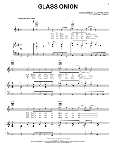 Glass Onion von The Beatles (Download) 