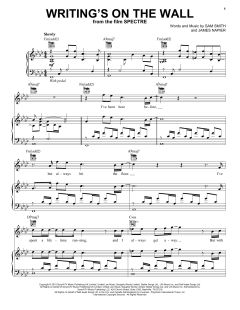 Writing's On The Wall von Sam Smith (Download) 