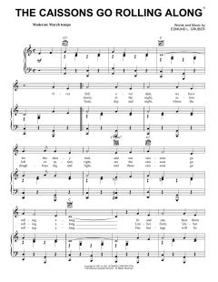 The Caissons Go Rolling Along von Edmund L. Gruber (Download) 