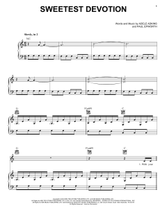 Sweetest Devotion von Adele (Download) 