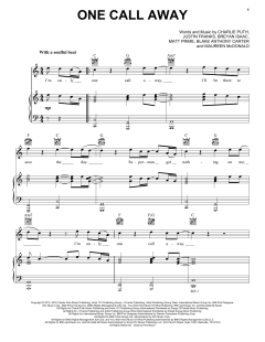 One Call Away von Charlie Puth (Download) 