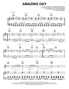 Amazing Day von Coldplay (Download) 