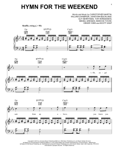 Hymn For The Weekend von Coldplay (Download) 