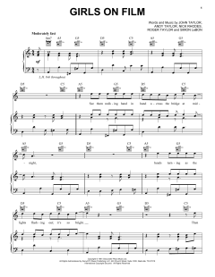 Girls On Film von Duran Duran (Download) 