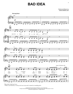 Bad Idea von Sara Bareilles (Download) 