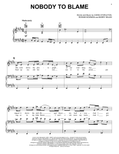 Nobody To Blame von Chris Stapleton (Download) 