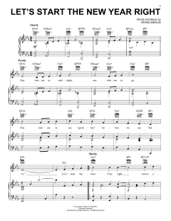 Let's Start The New Year Right von Irving Berlin (Download) 