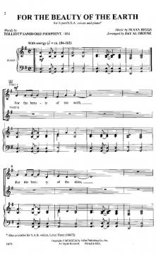 For The Beauty Of The Earth 