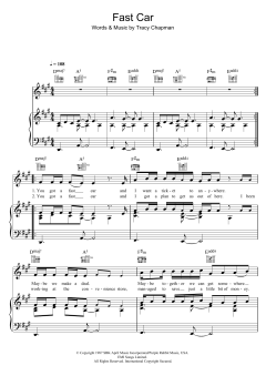 Fast Car von Tracy Chapman (Download) 