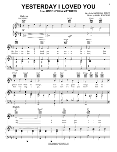 Yesterday I Loved You von Marshall Barer (Download) 