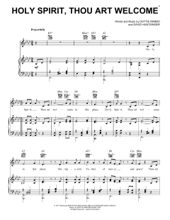 Holy Spirit, Thou Art Welcome von Dottie Rambo (Download) 