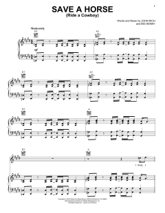 Save A Horse (Ride A Cowboy) von John Rich (Download) 